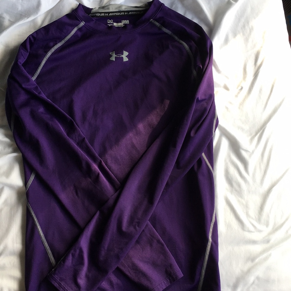 Under Armour Men’s L Compression Purple Heat Gear